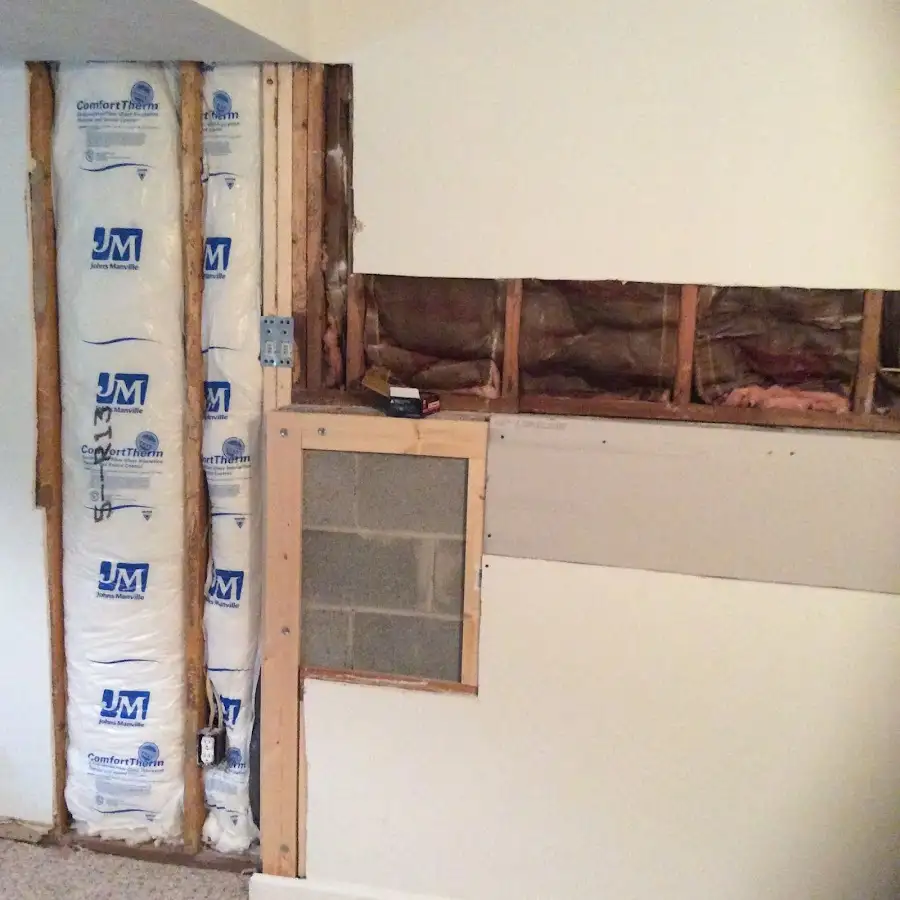 Wall insulation replacement during Contents Cleaning & Restoration in Corcoran